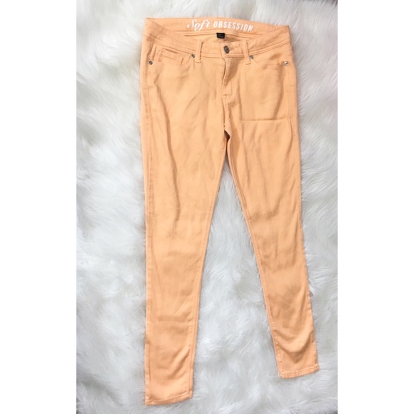 Soft Obsession Peach Jeggings - Picture 3 of 6